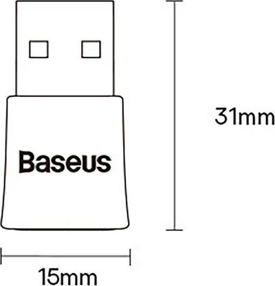 Bluetooth адаптер Baseus BA07, USB, Bluetooth 5.3, црн