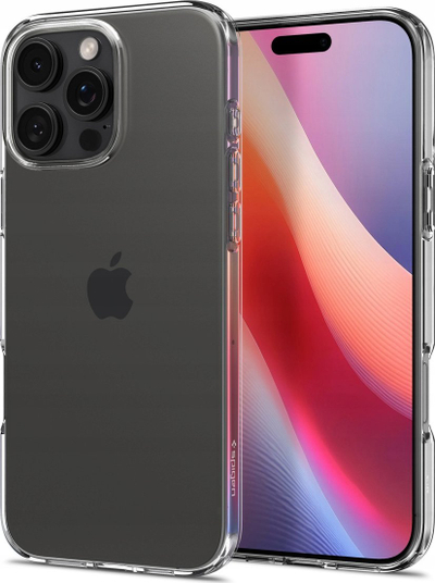 Mbrojtëse telefoni Spigen Crystal Flex për iPhone 16 Pro Max, transparente