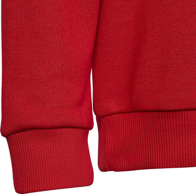 Bluzë sportive fëmijësh Adidas Performance, mëngë të gjata, logo e printuar, e kuqe
