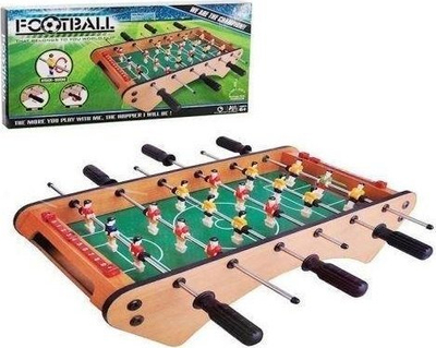Tavolinë futbolli Maksik, prej druri, e vogël, shumëngjyrëshe