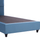 Krevat MILO HM652.09, tek, kadife, 90x200 cm, blu