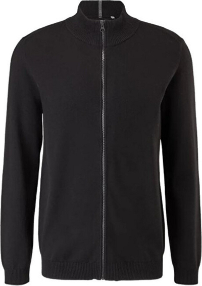 Џемпер s.Oliver Regular Fit, црн