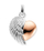 Pendant për varëse Engelsrufer Heart with Angel Wing ERP-LILHW-BIR, dyngjyrësh