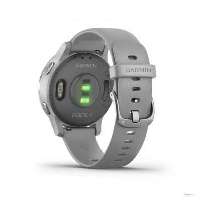 Rrip ore Garmin Quick Release 20mm, Small Medium, i bardhë me detaje ari të hapur