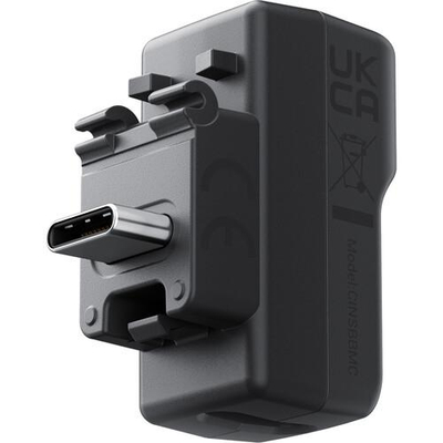 Adapter mikrofoni Insta360 X4 Mic Adapter, për kamera Insta360 X4, i zi