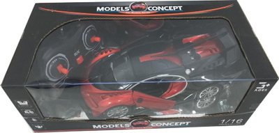 Makina me telekomandë Askato RC Car, shkallë 1:16, me dyer që hapen, e kuqe