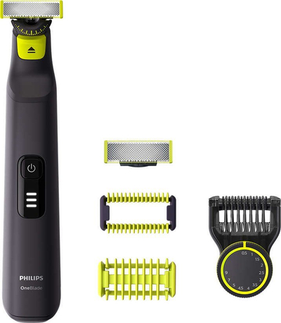 Trimer për mjekër dhe trup Philips OneBlade Pro QP6541/16, bateri Li-ion, i zi