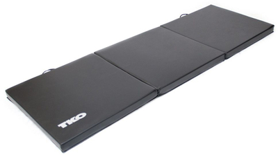 Tapet gjimnastike TKO 513P-26, 180 cm x 60 cm x 5 cm, i zi 