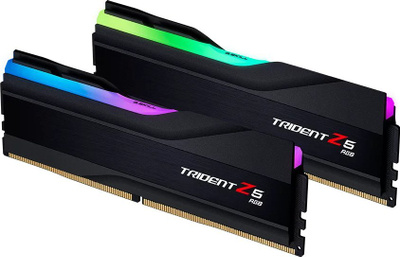 RAM G.Skill Trident Z5 RGB F5-6000J2836G32GX2-TZ5RK, 64GB DDR5 6000MHz, 2x32GB, e zezë
