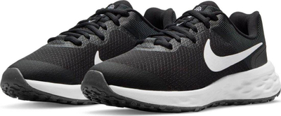Atlete vrapimi Nike Revolution 6 Jr DD1096-003, për kalamaj, të rehatshme, të zeza