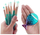 Set furçash make up Mermaid Tail, 8 copë, vjollcë-jeshile