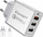 Karikues muri Essager QC3.0, 30W, 3 porta USB, i bardhë