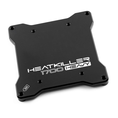 Pllakë e pasme CPU Watercool HEATKILLER LGA 1700 Heavy, alumini, për ftohës HEATKILLER IV, e zezë