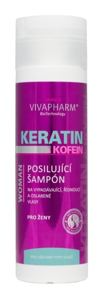 Balsam për flokë Vivapharm Keratin & Kofein, 200 ml