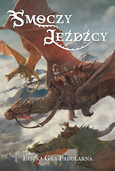 Lojë tavoline RPG Dragon Riders, Year Zero Engine, fantazi epike, shumëngjyrëshe