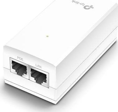 Adapter PoE TP-Link TL-POE2412G, Gigabit Ethernet, Plug and Play, i bardhë