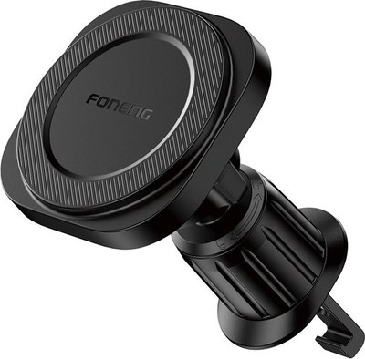 Mbajtëse telefoni Foneng CP102, magnetike, e zezë