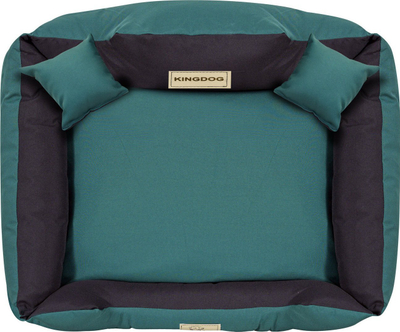 Shtrat për qen KingDog Panama Stretch MM44, L 100 x 75 cm, jeshil me të zi