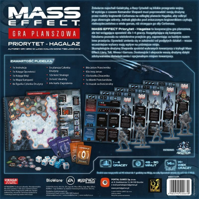 Lojë tavoline Mass Effect The Board Game, bashkëpunuese, 1‑4 lojtarë, shumëngjyrëshe