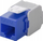 Prizë rrjeti Wentronic Goobay CAT 6a Keystone RJ45, 500MHz, e bardhë blu