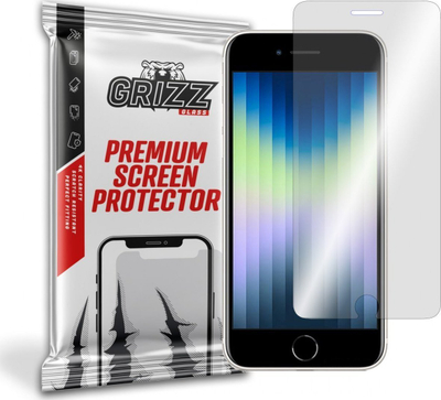 Xham mbrojtës GrizzGlass Hybrid Glass, për iPhone SE 2022, transparent