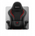 Karrige gaming Force 4.6 Carbon, ergonomike, me mbështetëse këmbësh, e zezë gri