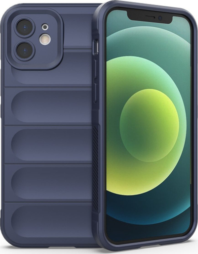 Mbulesë telefoni Magic Shield për iPhone 13, TPU fleksibël, rezistente ndaj goditjeve, blu e errët