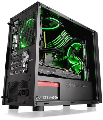 Kasë Thermaltake Versa H18 Window, Micro Tower