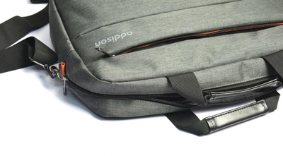 Çantë laptopi Addison Middlebury, 14.1", najlon 1680D, e zezë