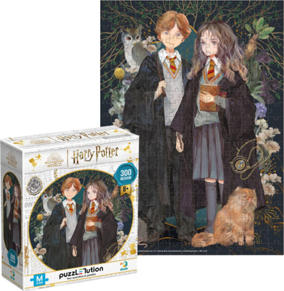 Puzzle Dodo Harry Potter Hermione and Ron, 300 pjesë, 39x28cm, shumëngjyrësh