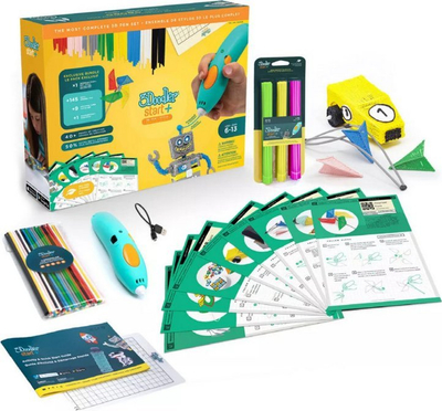 Stilolaps 3D 3Doodler Start Plus Costc Extended Set, majë 0.77mm, për kalamaj, ngjyrë turquoise