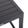 Tavolinë anësore plazhi Home Markt Belling HM6274.03, alumin, 42x43x53cm, gri e errët