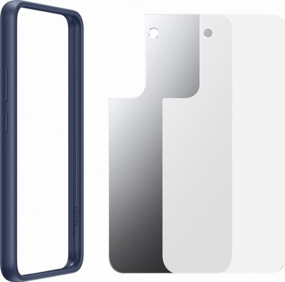 Mbulesë telefoni Samsung Frame Cover EF-MS906CNEGWW, për Galaxy S22 Plus, navy