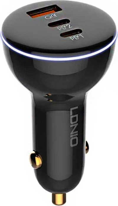 Karikues makine LDNIO C102, 160W, 2x USB-C 1x USB, i zi