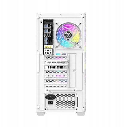 Kasë kompjuteri DarkFlash DS900WD, Midi Tower, e bardhë, pa ventilatorë