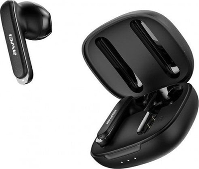 Безжични слушалки Awei T66 TWS, Bluetooth 5.3, ENC, црни