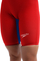 Kostum gare për goca Speedo Fastskin LZR Pure Valor 2.0 Openback Kneeskin, kompresim i moderuar, i aprovum nga FINA, i kuq me blu