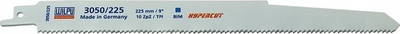 Set sharra sabre Wilpu 3050/225, 225mm, 10TPI, gri