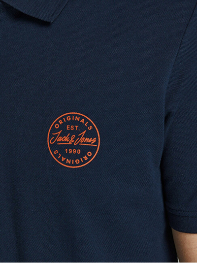 Maicë polo Jack&Jones JJESHARK, e kaltër e errët