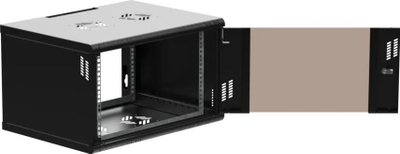 Kabinet rrjeti Extralink Premium 6U, për mur, 19", i zi