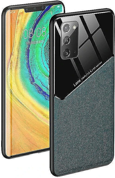 Kapak mbrojtës Mocco për Samsung Galaxy A42 5G, lëkurë, i gjelbër