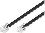 Kabllo telefoni Microconnect RJ12, 6C 6P, 3 metra, e bardhë