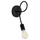 Aplik muror FRIDRIK HM7399.11, metal, soxho E27, i zi