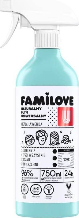 Lëng pastrues universal Yope Familove, natyral, 750 ml
