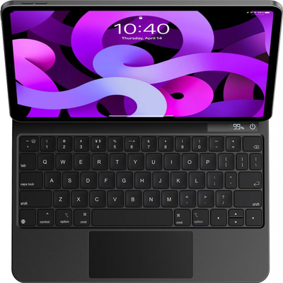 Këllëf me tastierë Baseus Brilliance, Bluetooth, me ndriçim, për iPad Pro 11" dhe Air 10.9", i zi