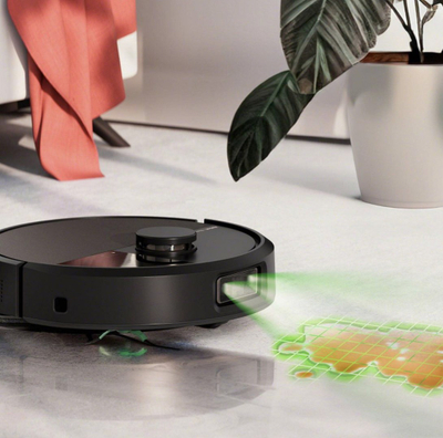 Robot fshesë iRobot Roomba Combo 505 Plus, AutoWash Dock, pastrim dhe larje, i zi