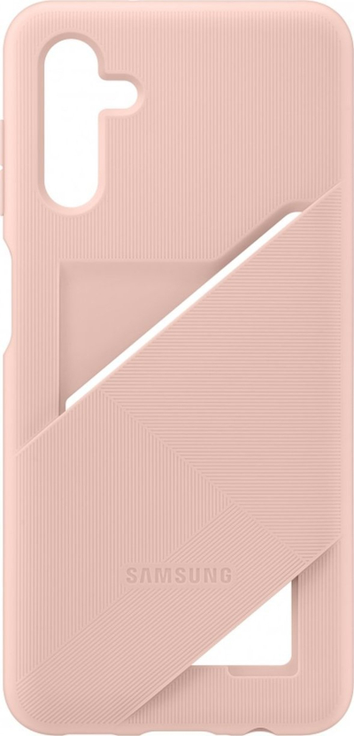 Mbulesë telefoni Samsung Card Slot Cover për Galaxy A04s, silikon, me xhep për karta, bakër