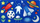 Set shabllone vizatimi Starpak Dino Space, plastik, 2 copë