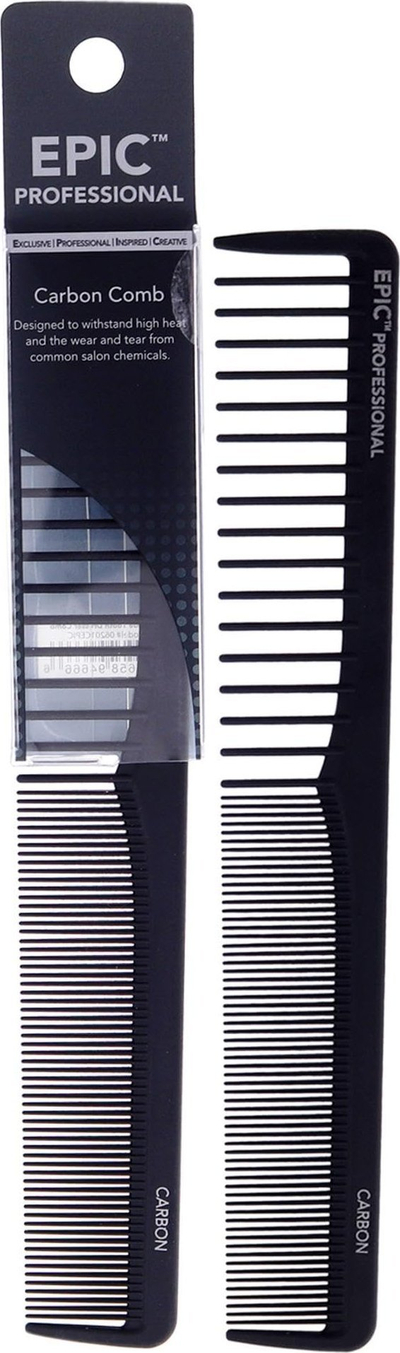 Krehër flokësh Wet Brush Epic Comb Style 1, me dhëmbë të gjërë, uniseks, i zi