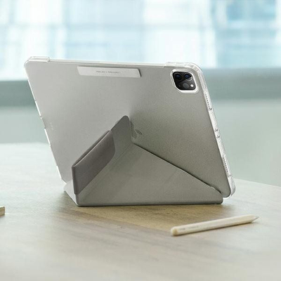 Kapak tablet Uniq Camden për iPad Pro 11" 2021, antimikrobial, me mbajtëse, rozë
